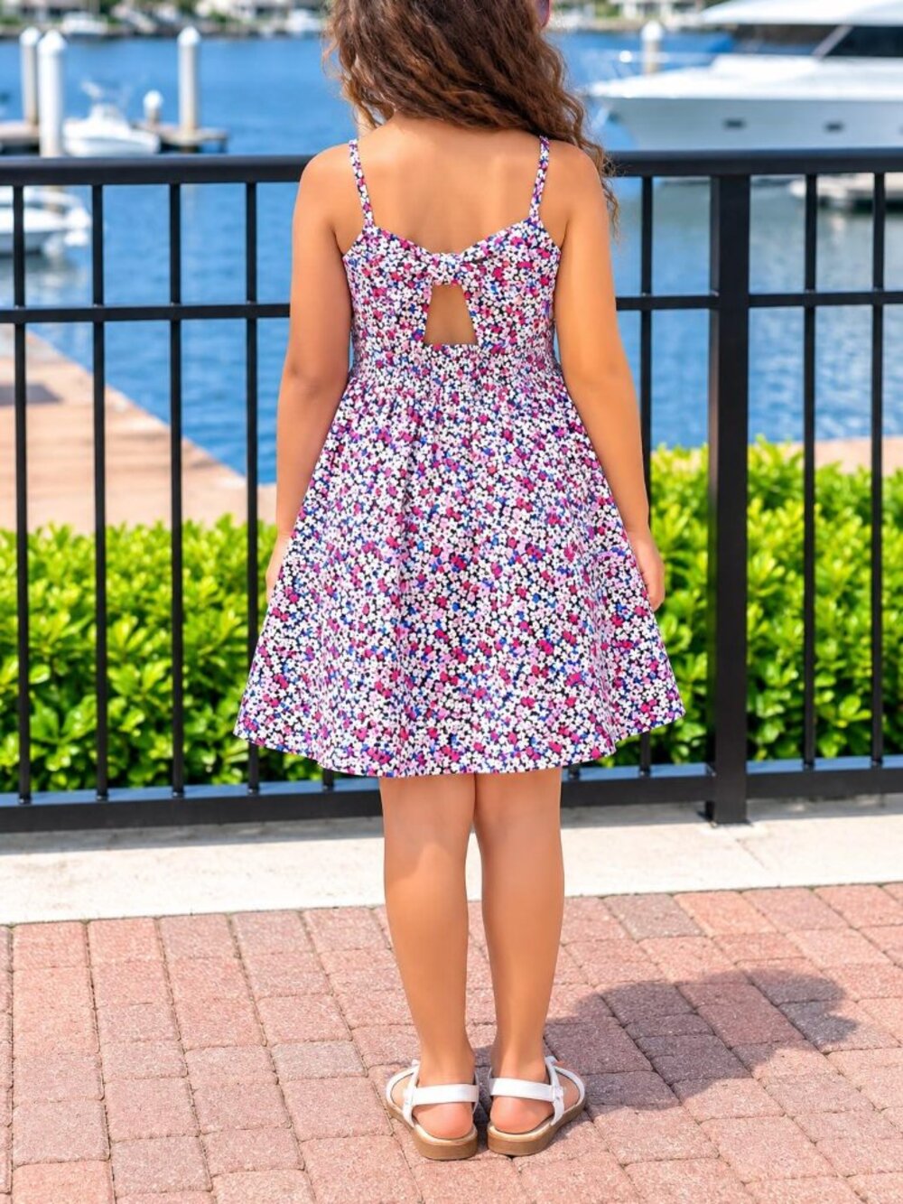The Gap Girls Floral Sundress in size 8